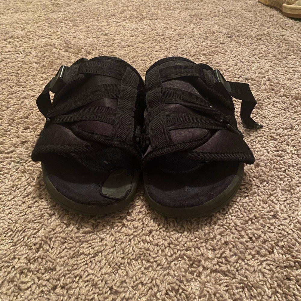 Black Strappy Sandals